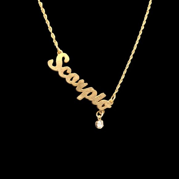 Avon Jewelry - Vintage Avon Scorpio Gold Plated Necklace